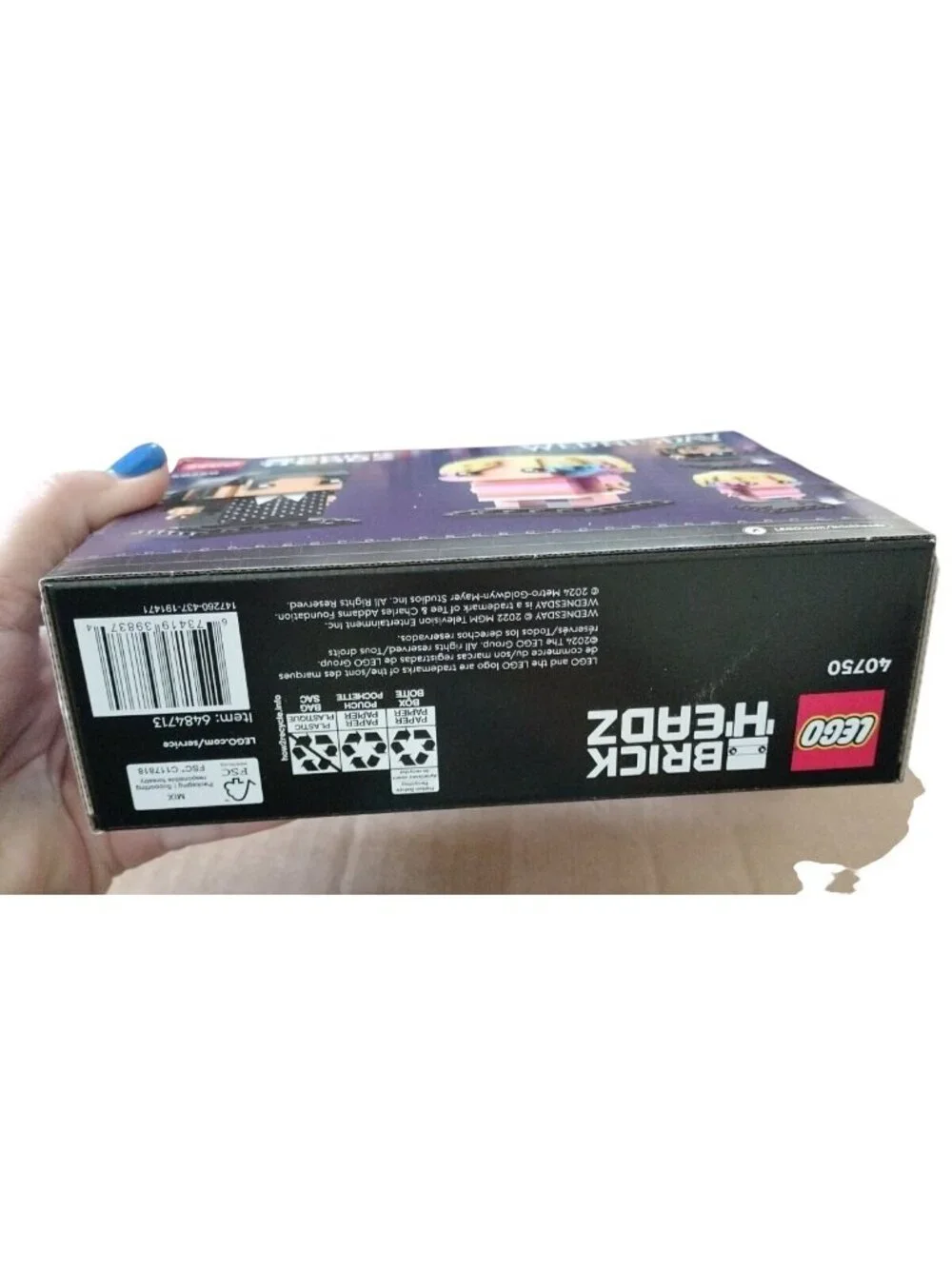 Lego BrickHeadz 40750 Wednesday & Enid 239 Pieces 2024 New In Sealed Box NIB